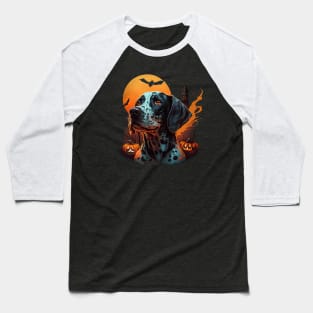 Pointer dog halloween Baseball T-Shirt